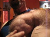 mature muscles and thick man hair
