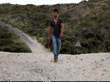 Sergi Constance takes his shirt off