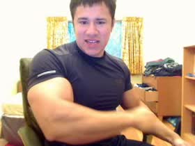 Zac Compton Flexing