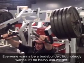 Tim K. smashes pecs